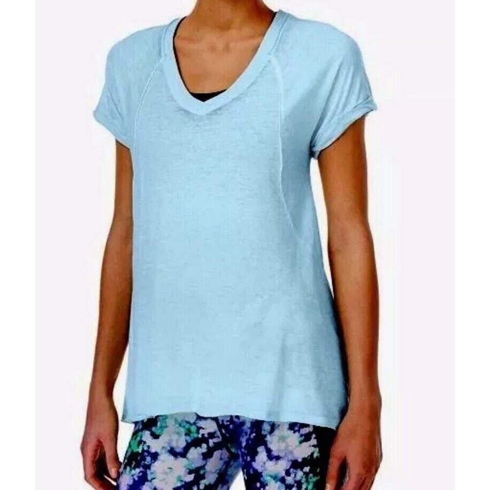 Calvin Klein Performance Burnout T-Shirt Jamaica Blue Size L PF6T3860 CKMsrp $39